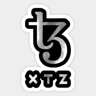 Tezos (XTZ) Crypto Logo Sticker